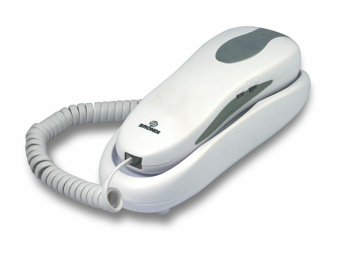 Brondi Nemo Telefono Fisso, Bianco