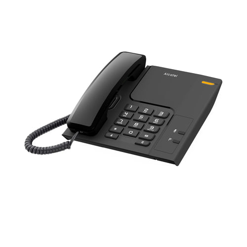 Alcatel T26 NERO Telefono fisso con Tasto di richiamata e indicatore luminoso di chiamata in arrivo, installabile a muro
