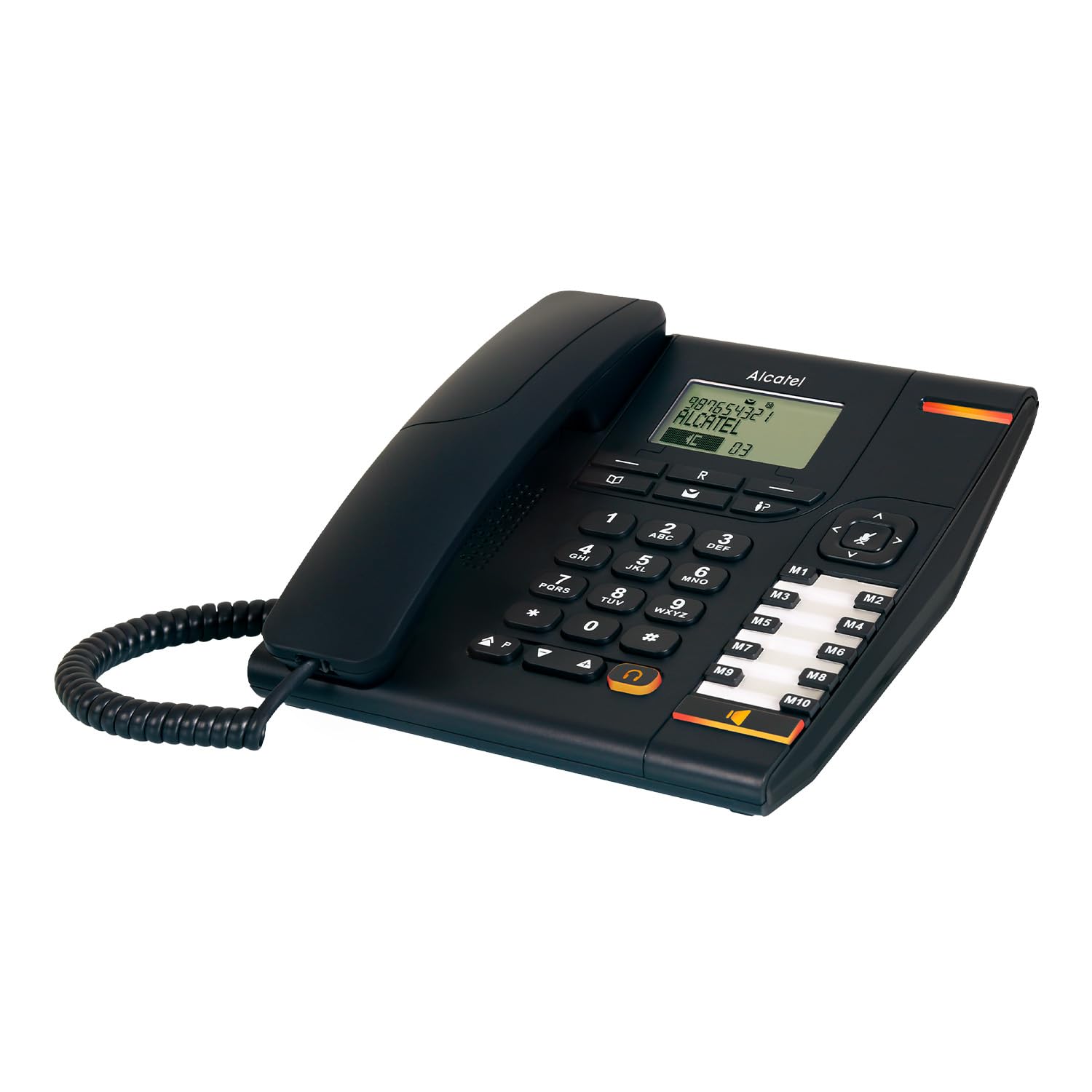 Alcatel Temporis 880 Analog/DECT telephone Nero Identificatore di chiamata