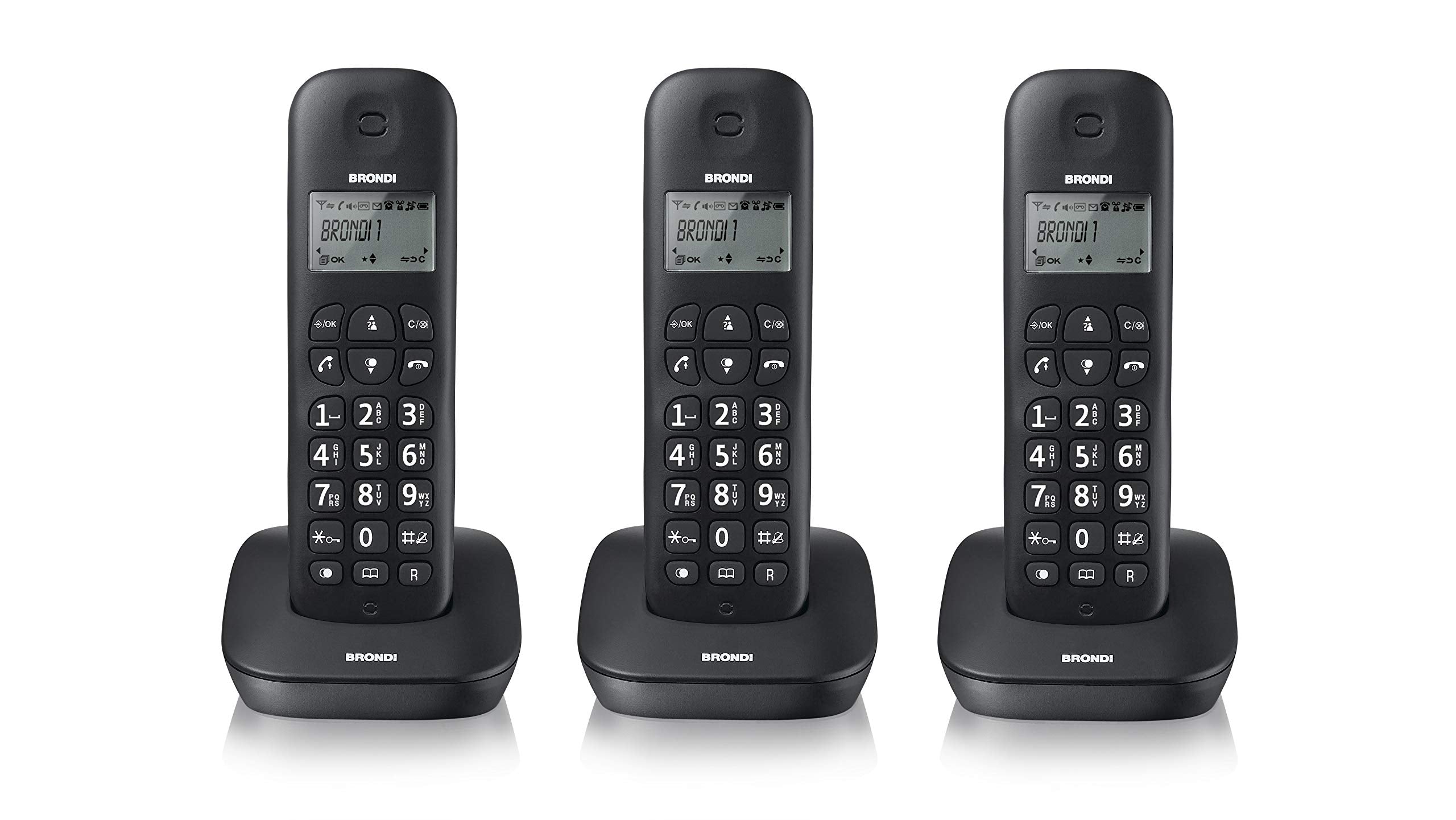 Brondi Cordless Gala Trio, nero