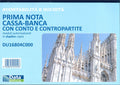 DU 16804C000 - CONTABILITA' E SOCIETA' - PRIMA NOTA CASSA BANCA CON CONTO E CONTROPARTITE - MODULI AUTORICALCANTI IN DUPLICE COPIA - FORMATO A4-29.7X21
