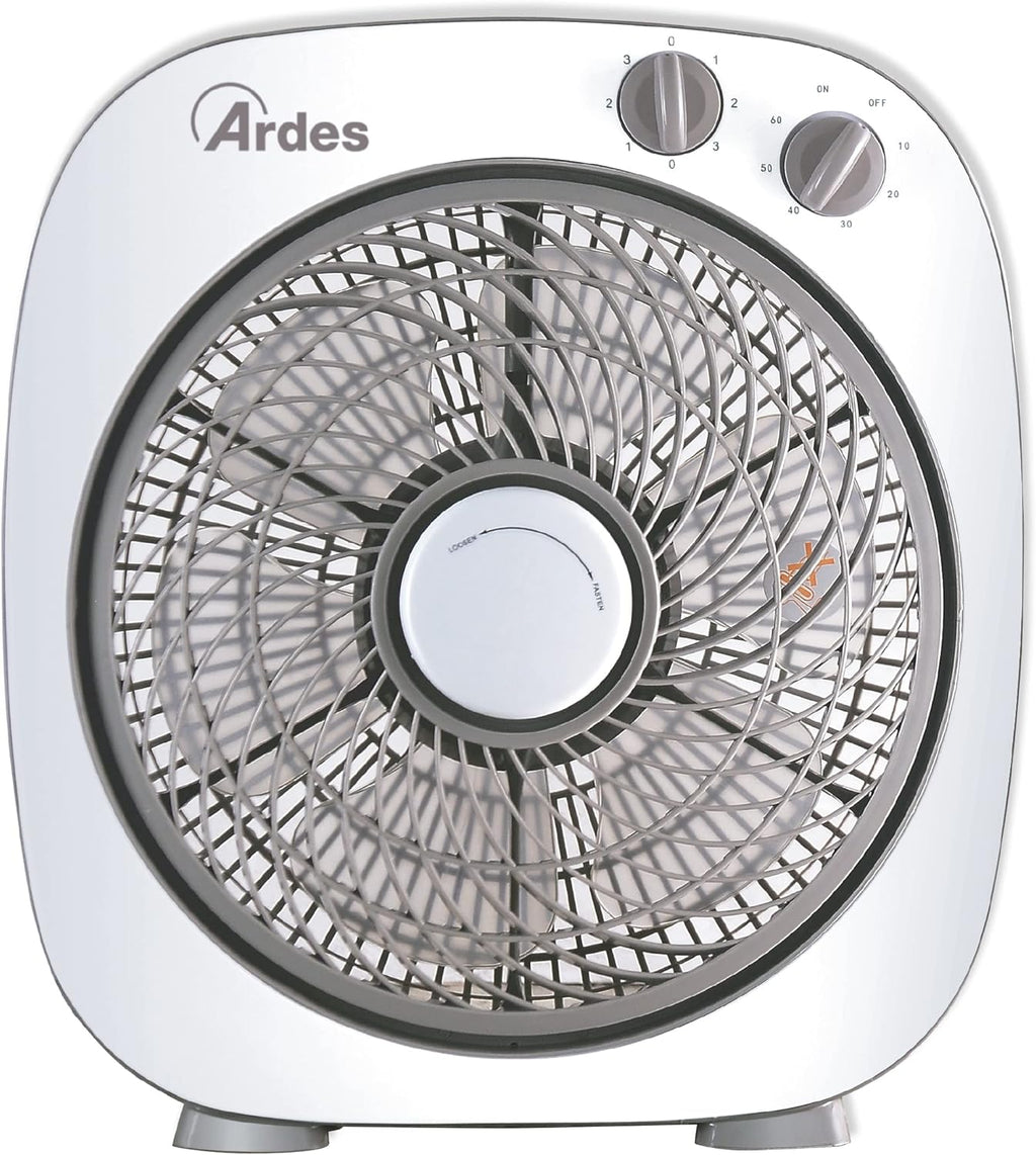 Ventilatore da tavolo Ardes Box Floor 6 pale Ø 26 cm bianco