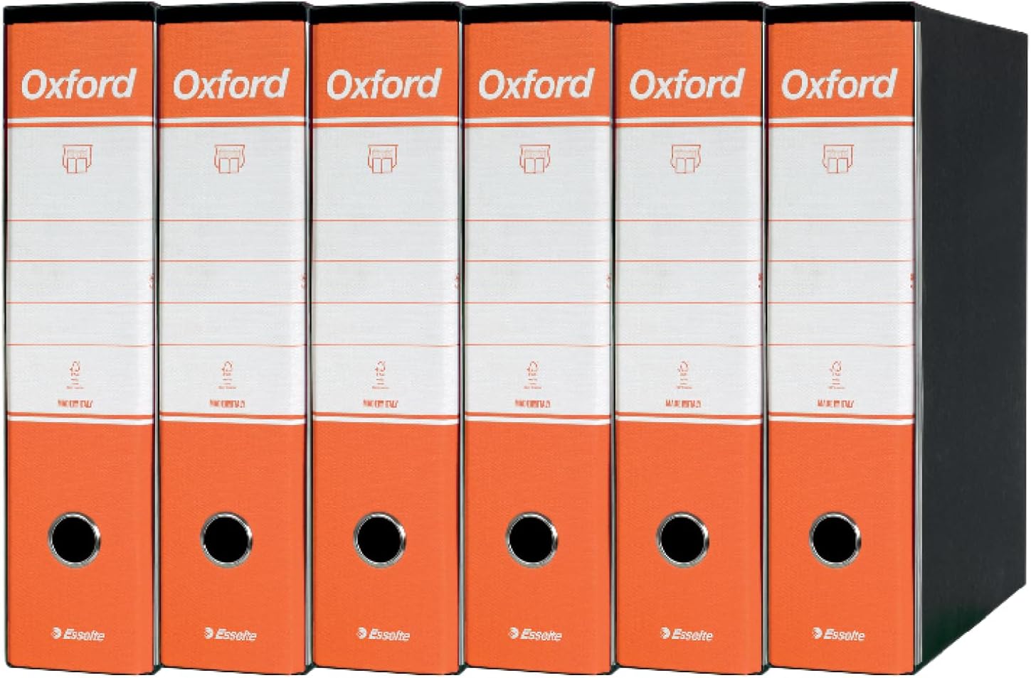 Registratore ESSELTE OXFORD ARANCIONE dorso 8cm formato protocollo 390785200