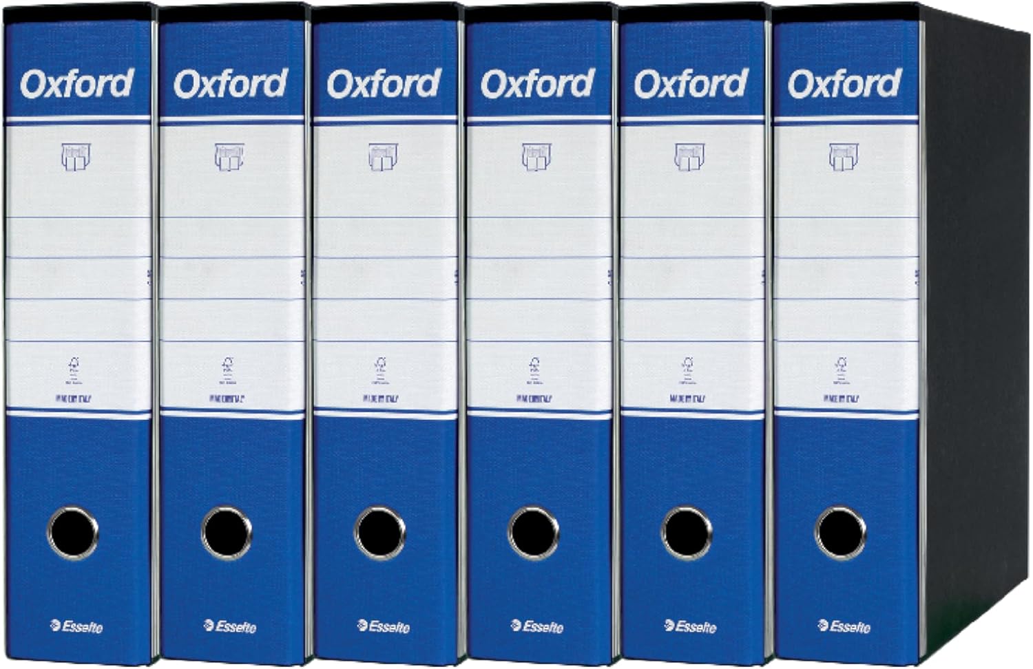 Registratore ESSELTE OXFORD BLU dorso 8cm formato protocollo 390785050