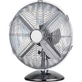 Ventilatore cromato da Tavolo Akai VT30CX - Oscillante, diam. 30 cm - 4 Pale in alluminio