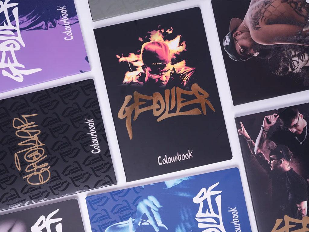 Quaderno A4 Plus Geolier x Colourbook Quadretti 10 mm 100g – 5 Pz 96 fogli Quadernoni quadrettoni