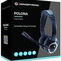 POLONA02B Cuffie stereo con microfono e  jack da 3,5 mm